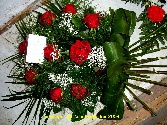 Red rose faux bouquet F B 6